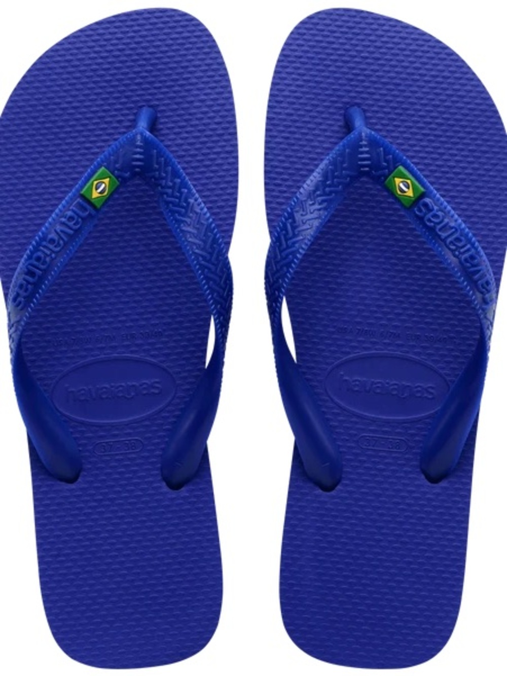 Havaianas Men's Brazil Logo Flip-Flop Sandals - Marine Blue